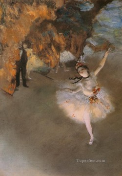 Edgar Degas Painting - LEtoile 1878 Impresionismo bailarín de ballet Edgar Degas
